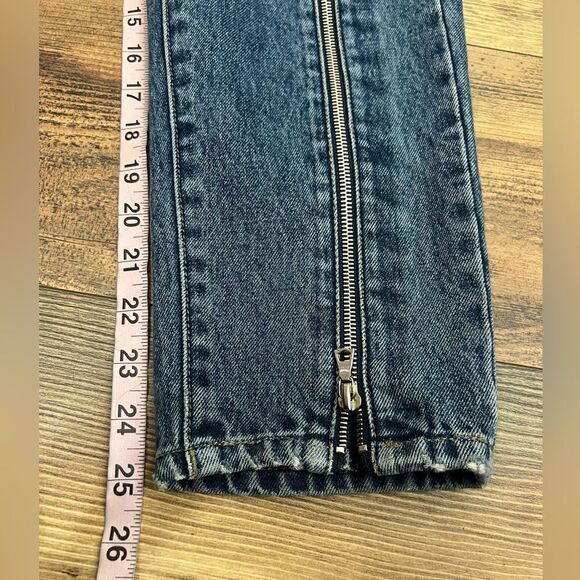 DL1961 Goldie High Rise boyfriend Tapered Skinny in Paradox size 24 edgy - Picture 7 of 12